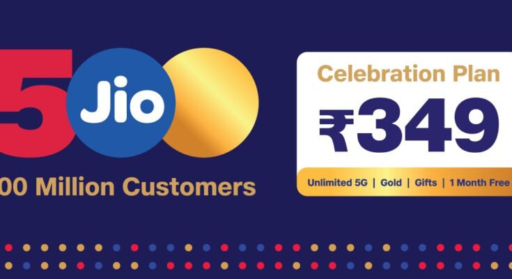 Jio Surpasses 500 Million Users