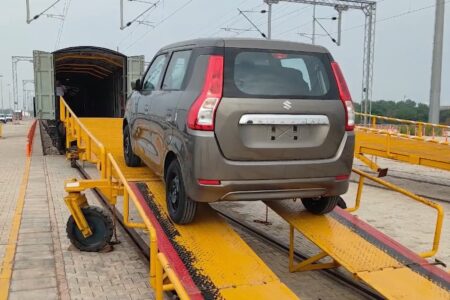 First Batch of Automobiles Rake Reached Kashmir Valley by Rail