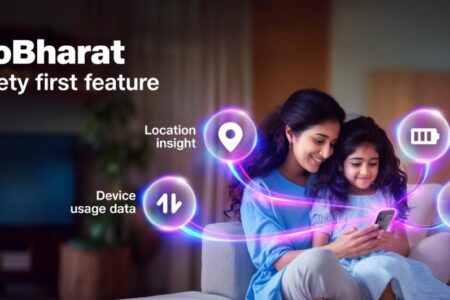 Jio Introduces JioBharat Phones with Safety-First Capability at IMC 2025