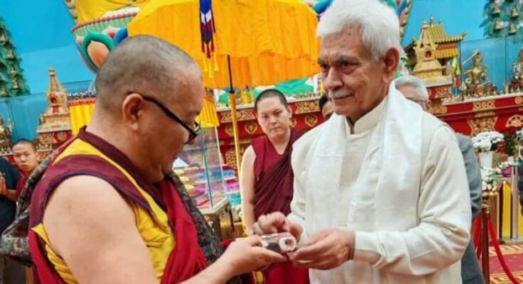LG Manoj Sinha in Russia