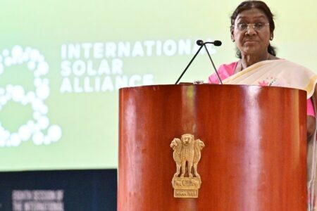 International Solar Alliance: President Highlights Solar Empowerment