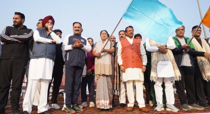 Namo Run on Road Safety Draws 6,000+ Participants in East Delhi