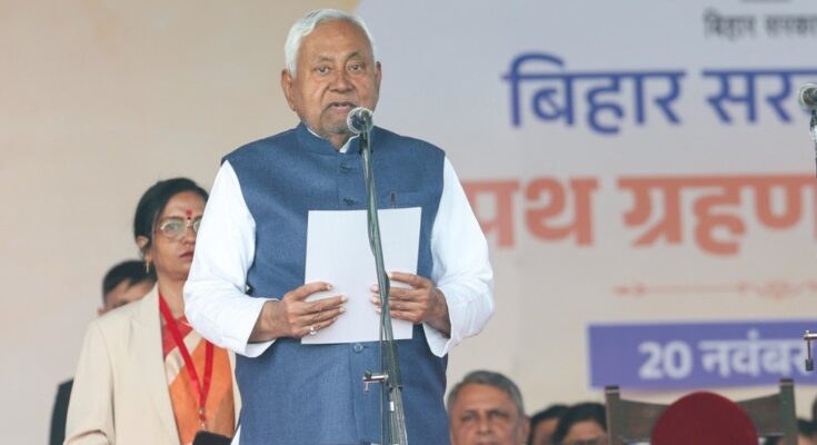 Nitish Kumar Takes Oath
