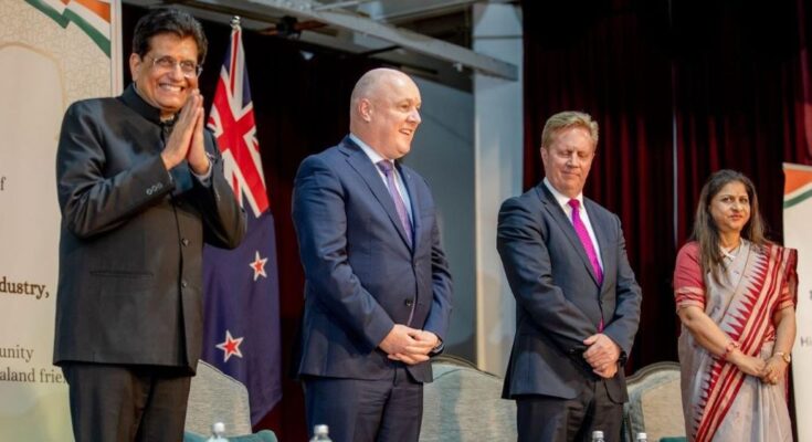 Goyal Visits New Zealand