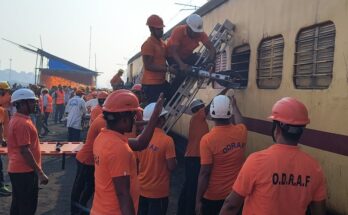 Train Accident Mock Drill