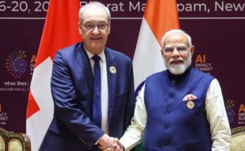 Swiss President Parmelin in India