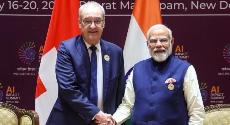 Swiss President Parmelin in India