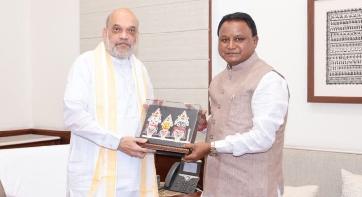 Odisha CM Meets Amit Shah