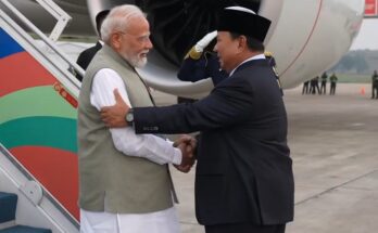 PM Modi Lands in Jakarta
