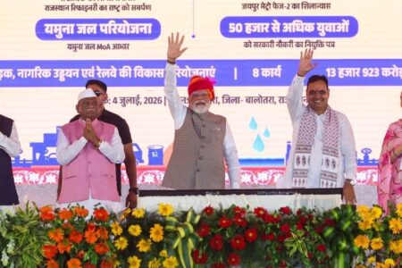 PM Modi in Rajasthan: Unveils  ₹1.06 Lakh Crore Projects