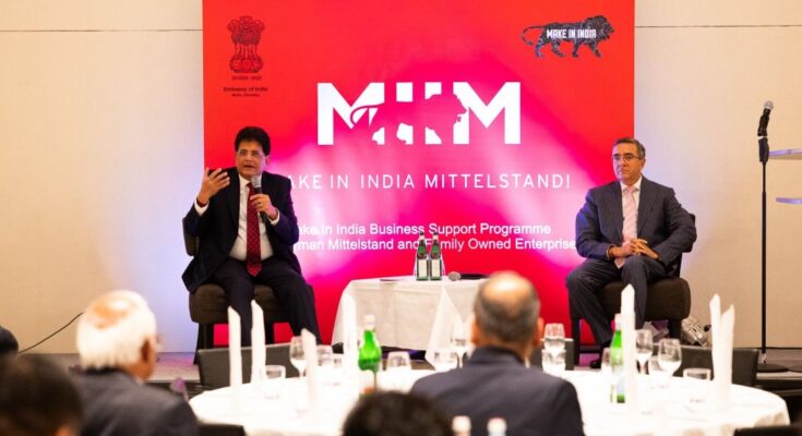 Piyush Goyal in Berlin